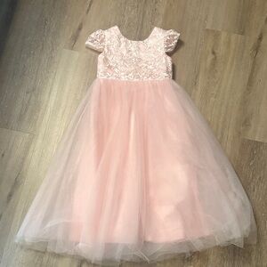 Elegant Pink Kids Dress